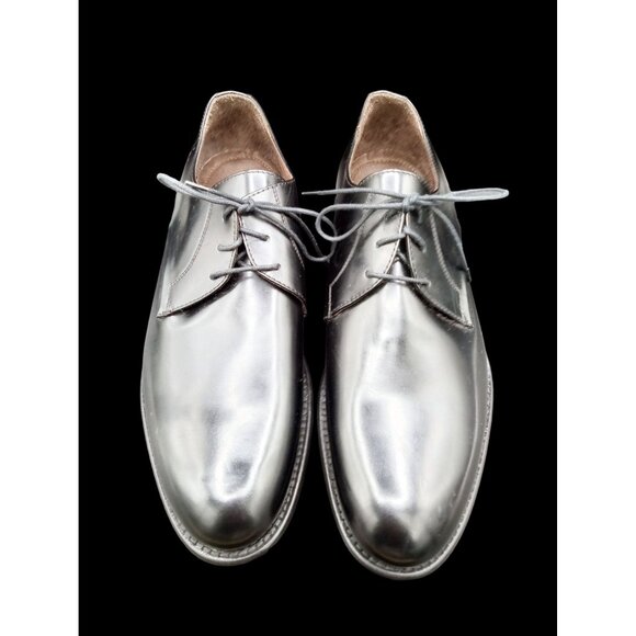 Johnston and Murphy Mens Size 9M Black Leather Dress Shoes Handcrafted in Italy main image 7